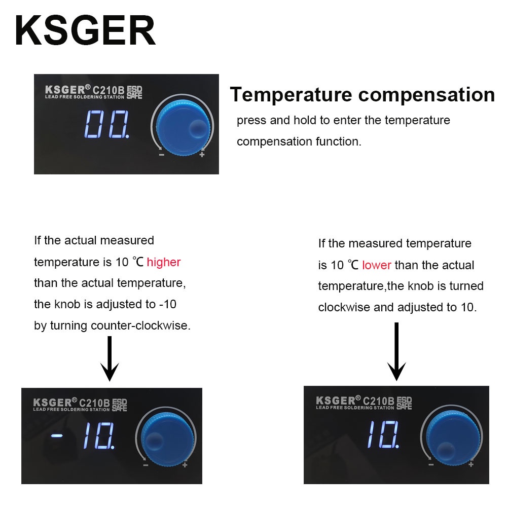 Trạm hàn JBC tự động tắt/mở thông minh KSGER C210B Cho JBC-210 85W 150-480C. BH 36 tháng