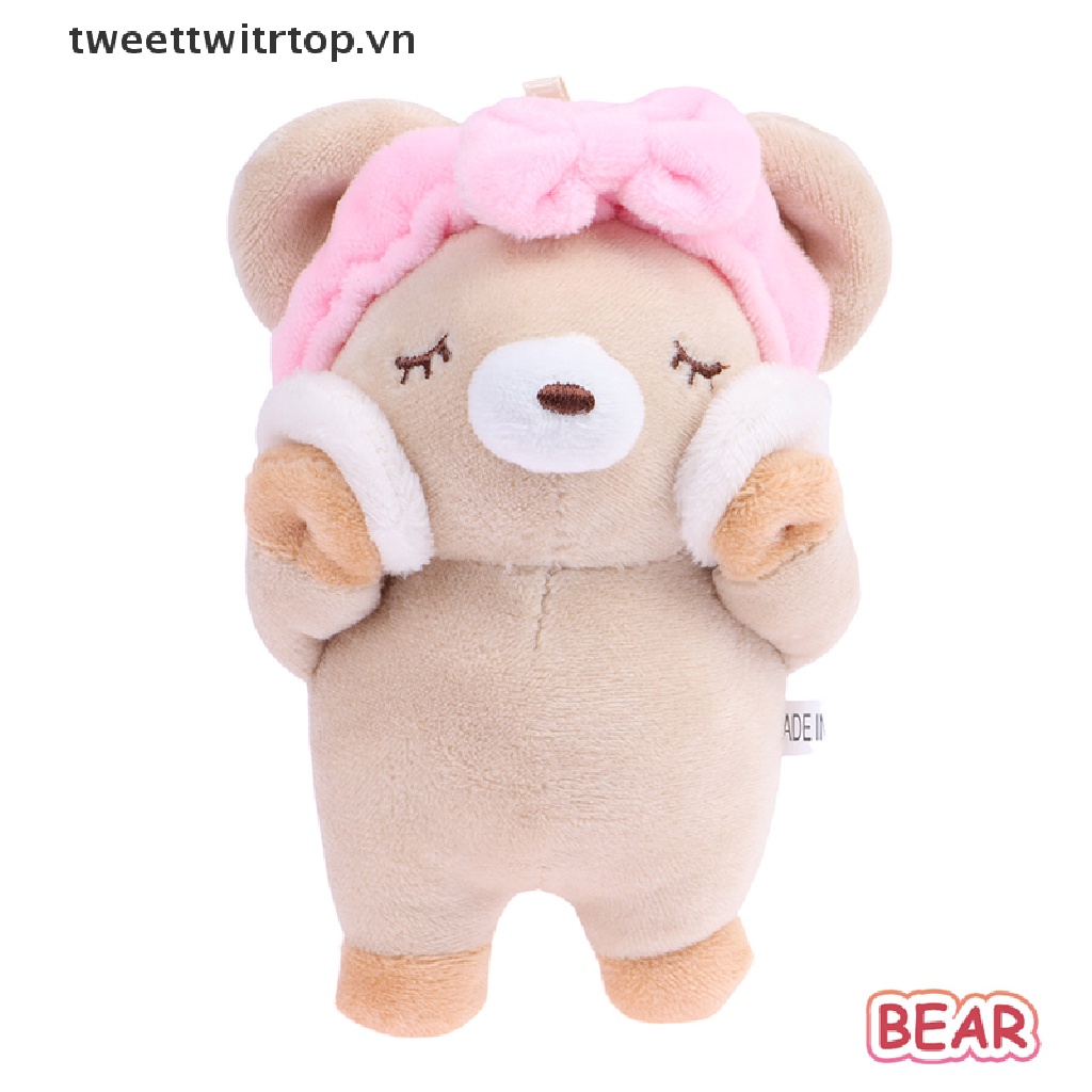 Đồ chơi nhồi bông Mềm Mại Treo Móc Khóa Tạo Hình Động Vật Dễ Thương