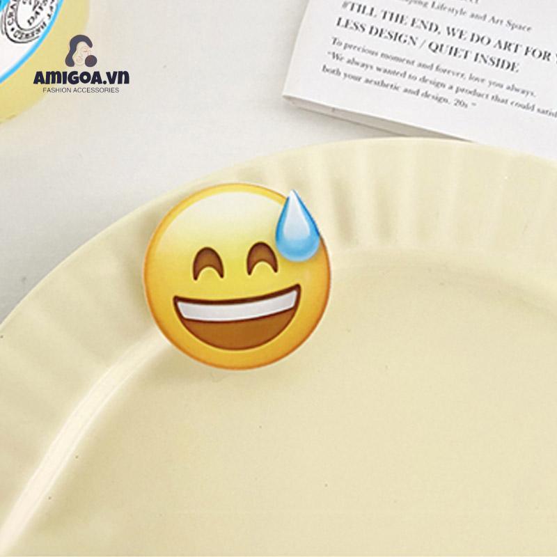 [amigoa.acc] Kẹp Tóc Hình Giọt Nước Bằng Acrylic Chống Ồn