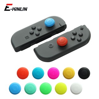 2 Chiếc Silicon Mềm Cần Điều Khiển Ngón Tay Cái Dính Cầm Gel Bảo Vệ Mũ Cho Nintendo Switch Lite Joycon NS Bộ Điều Khiển Thumbstick Case