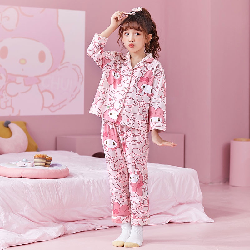 Bộ quần áo dài tay thu đông bé gái, bộ mặc ở nhà bé gái size đại LUNASHOP từ 27 đến 46kg