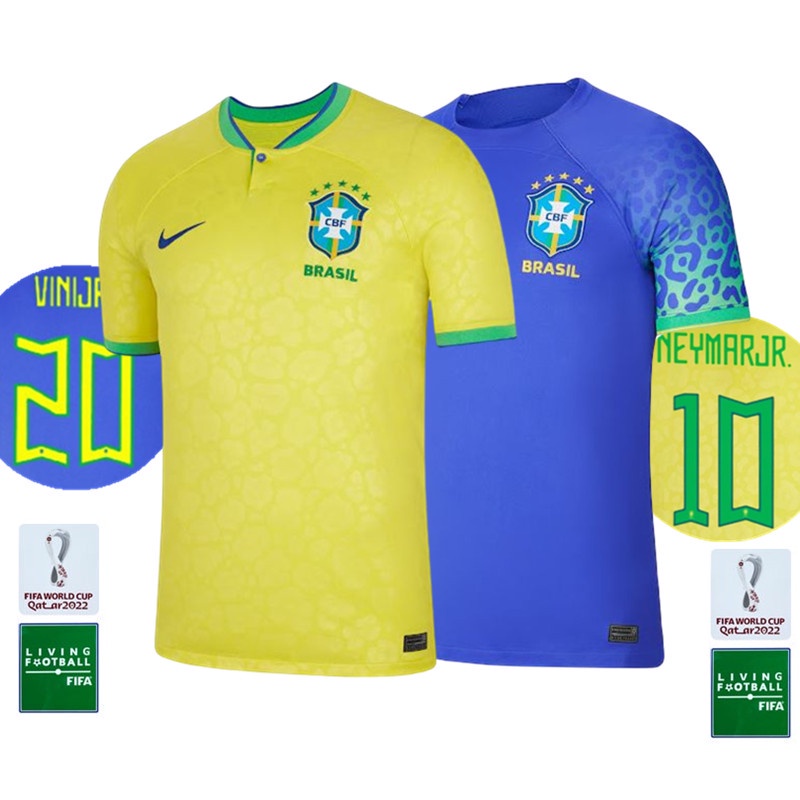 Áo Thun Đá Banh Đội Tuyển Brazil Đức Mexico Argentina Bồ Đào Nha 2022 Chất Lượng Cao