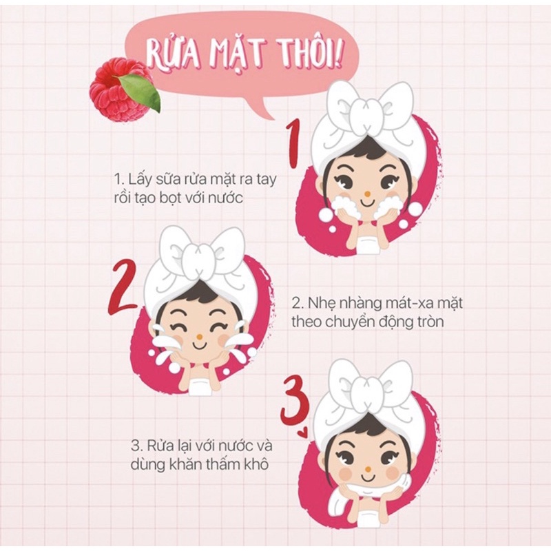 Sữa rửa mặt sáng da sáng mịn dưỡng ẩm HAZELINE YẾN MẠCH DÂU TẰM 100g