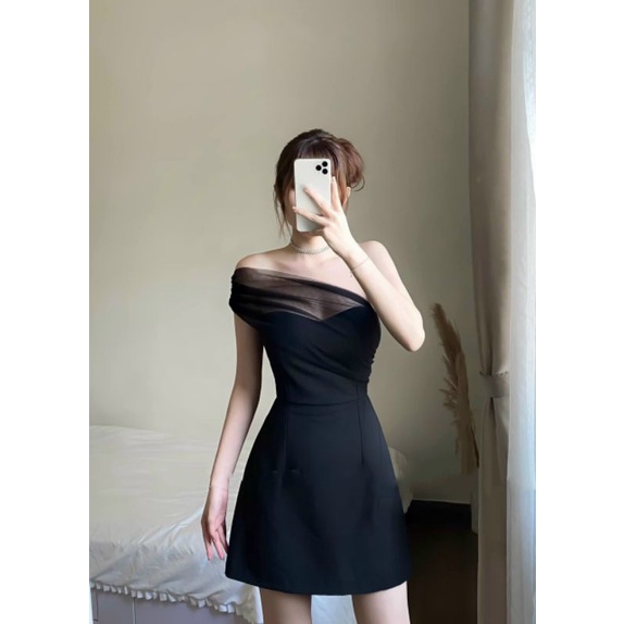Đầm chéo vai Chibi Dress