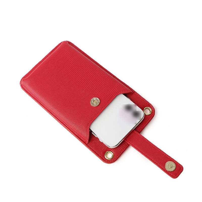 Ielgy Túi Đeo Chéo Đựng Điện Thoại mini Mềm Mại Họa Tiết Da Rắn Cho Nữ