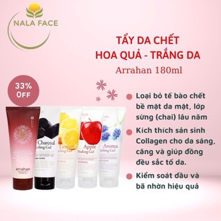 Tẩy da chết hoa quả - trắng da ARRAHAN Whitening Peeling Gel 180ml