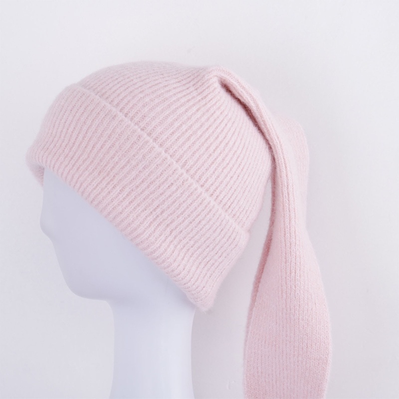 Mũ Dệt Kim Tai Thỏ Bảo Vệ Tai Dùng Khi Lái Xe Mùa Đông Dành Cho Bạn Gái