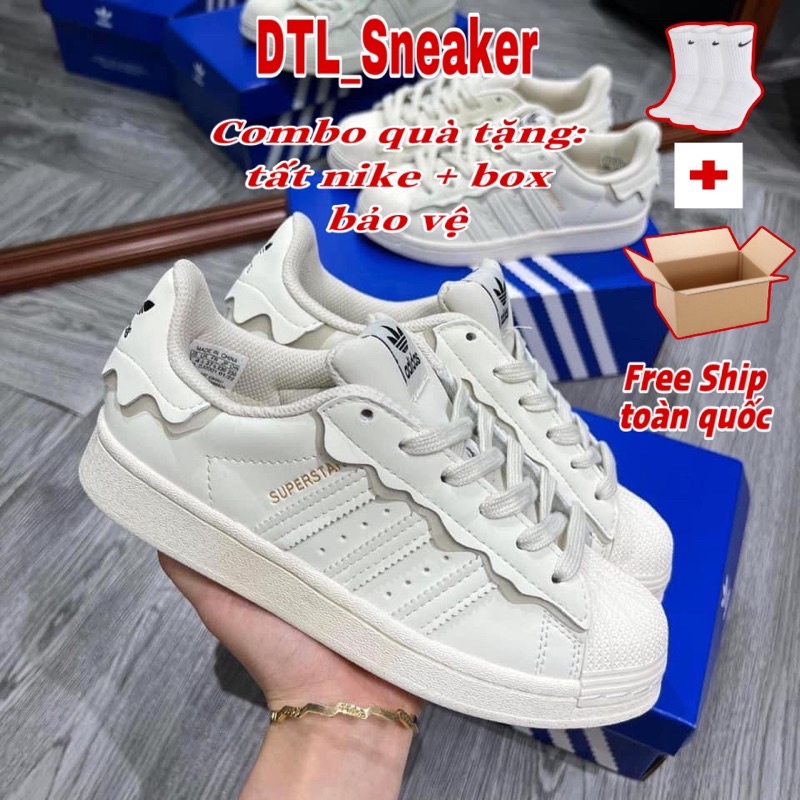 Giày Adidas_Supper Star, Giày mũi sò Das bản xịn, form chuẩn, cực êm, hàng mới S.Cấp full box bảo vệ