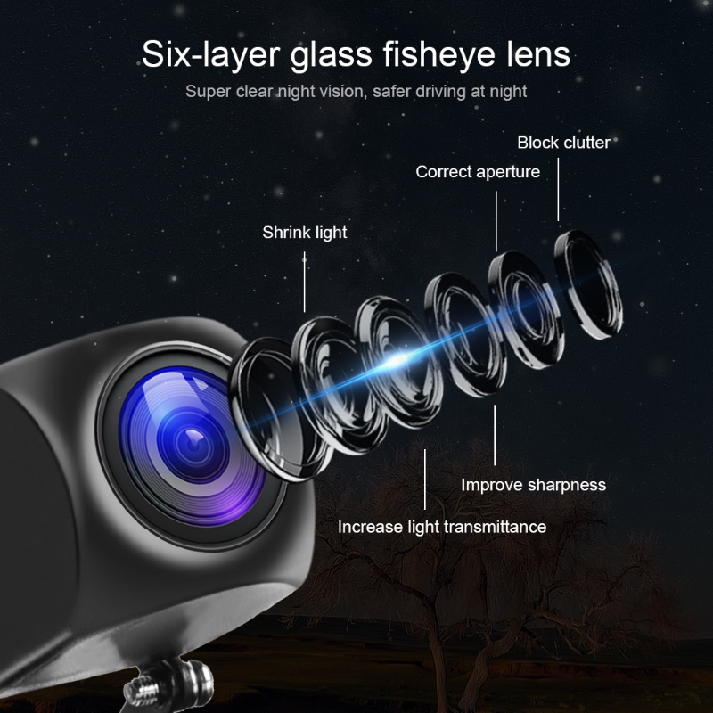 Camera Chiếu Hậu CCD 1080P HD Chống Thấm Nước Có Tầm Nhìn Đêm Màu Sắc Đa Dạng Dành Cho Ô