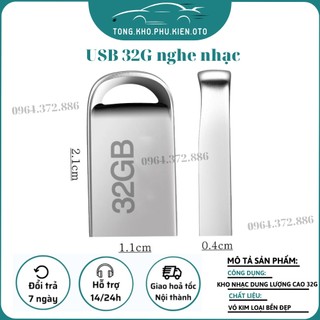 USB 32GB nghe nhạc cực chất cho xe ô tô, xe hơi ( Đã có sẵn nhạc rồi)