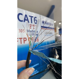 (Cuộn 305m). Dây mạng FTP Cat6 Nasun FTP 0666