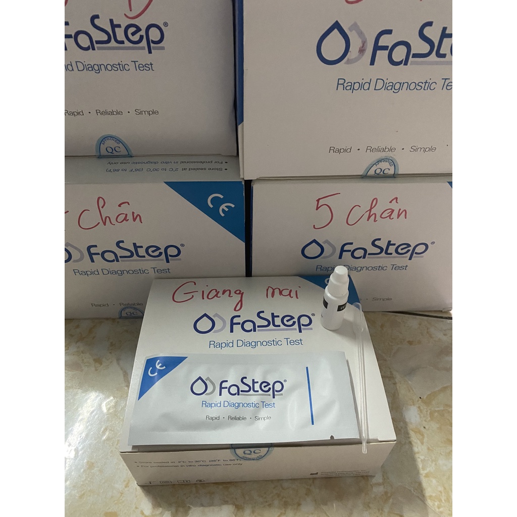 Que test giang mai Syphilis chính hãng Fastep