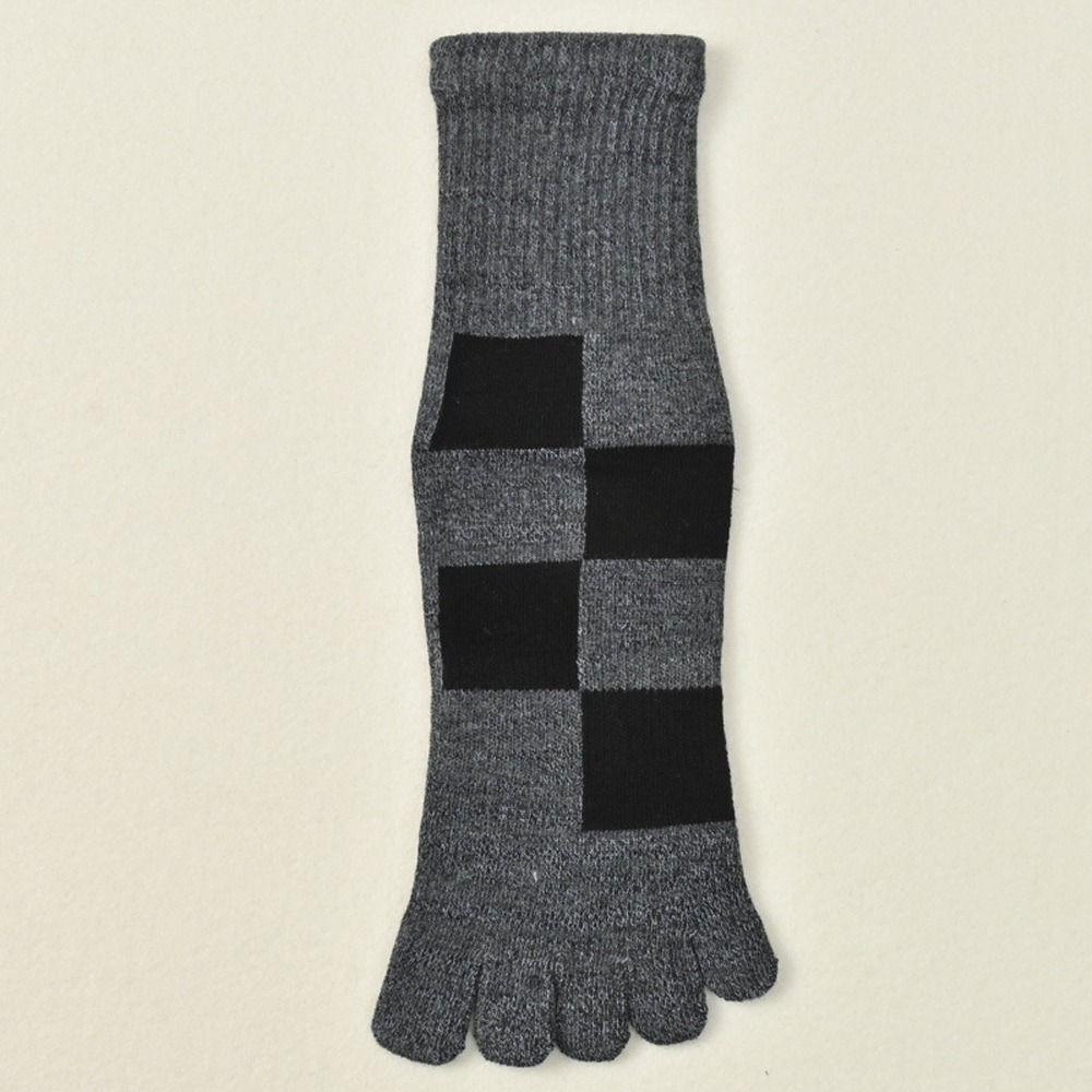 MIQUEL Vớ Thể Thao Cotton Xỏ Ngón Chống Trượt Thấm Hút Mồ Hôi Dành Cho Nam