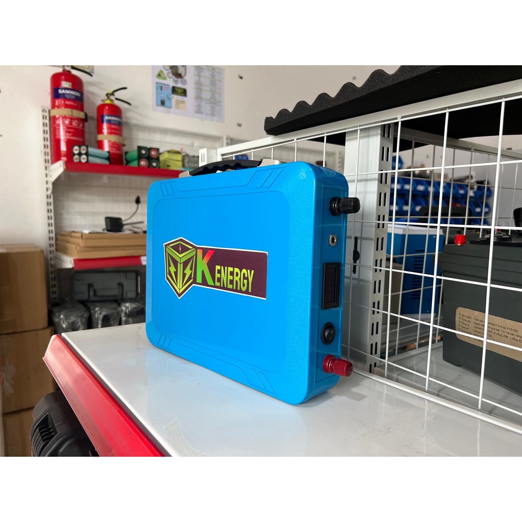 Bình Điện Pin Lithium 12v 30Ah Dòng xả cao, mạch bảo vệ BMS 4S 40Ah, Kèm Sạc