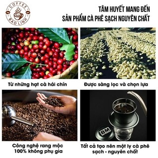 Cà Phê Nguyên Chất BL64 Thành Phần 60% Robusta+40% Arabica Rang Mộc Pha Phin, Pha Máy