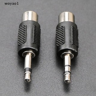 1 giắc cắm chuyển đổi rca sang jack 3.5mm mono stereo audio rca