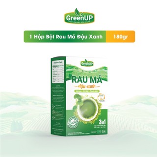 Bột rau má đậu xanh greenup- 1 hộp 180g - - rau má tươi nguyên chất - rmdxh01
