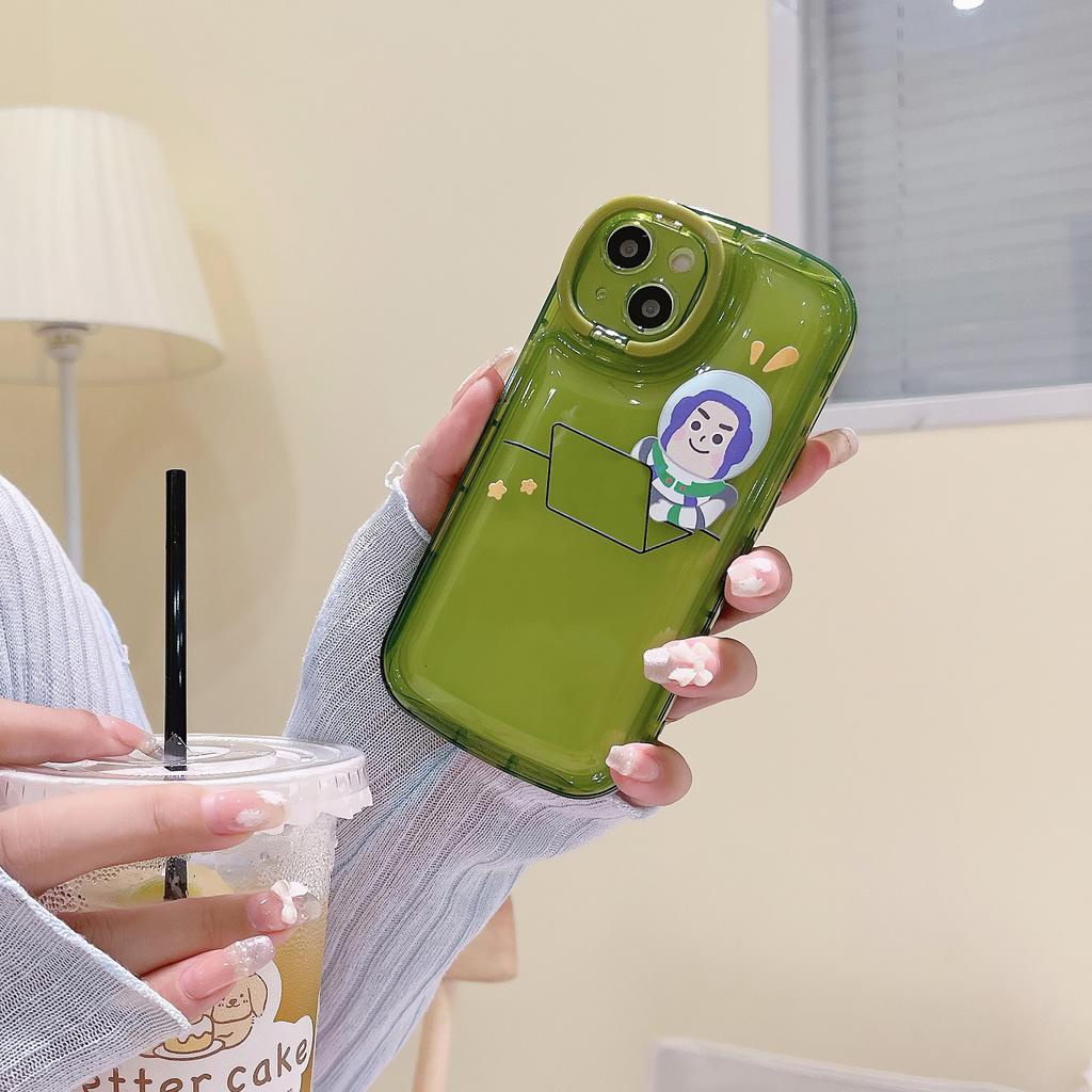 Ốp Điện Thoại Cho IPhone 14promax 14 13promax 13 12 11 Ốp Bảo Vệ Ống Kính Máy Ảnh Hình Gấu Và Buzz Lightyear