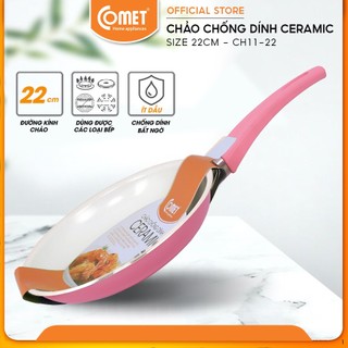 [LIFEMC11M2ADP -12% đơn 250K] Chảo Chống dính Ceramic COMET - CH11-22