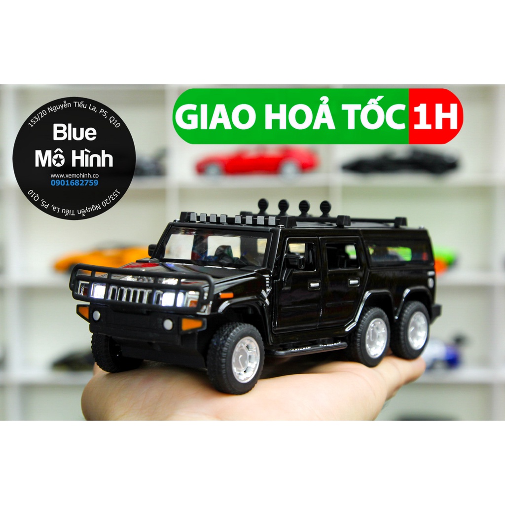 Xe mô hình Hummer H2 6×6 New SUV 1:32