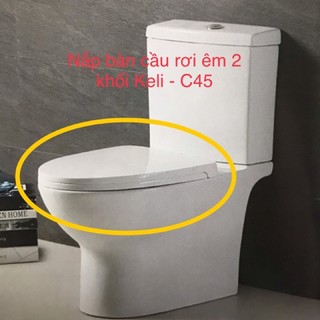 Nắp bàn cầu rơi êm Keli C45 sáng bóng dày dặn