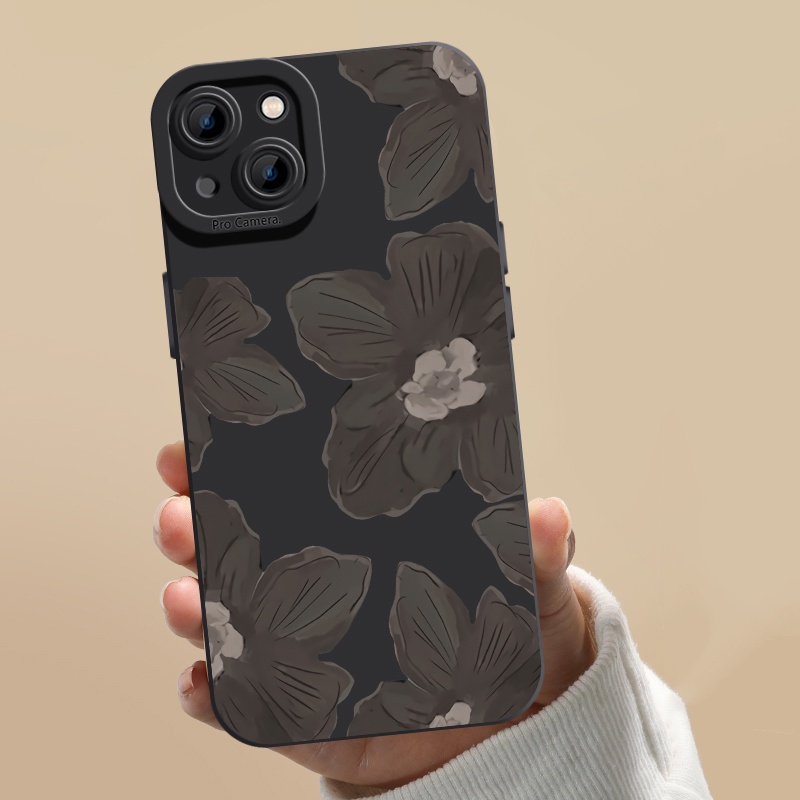 Ốp Điện Thoại Silicon TPU Mềm Chống Sốc In Họa Tiết Hoa Dễ Thương Dành Cho IPhone 14 13 12 11 Pro X XR XS Max Plus