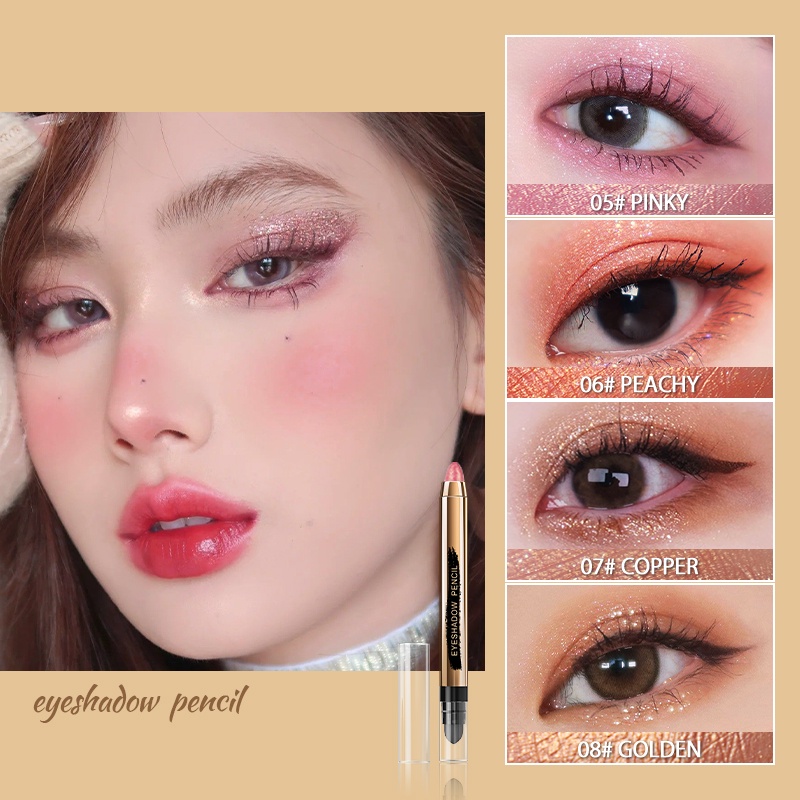 Phấn Mắt Imagic 12 Màu Hai Đầu Độ Bóng Cao Chống Thấm Nước Và Mồ Hôi 2.5g