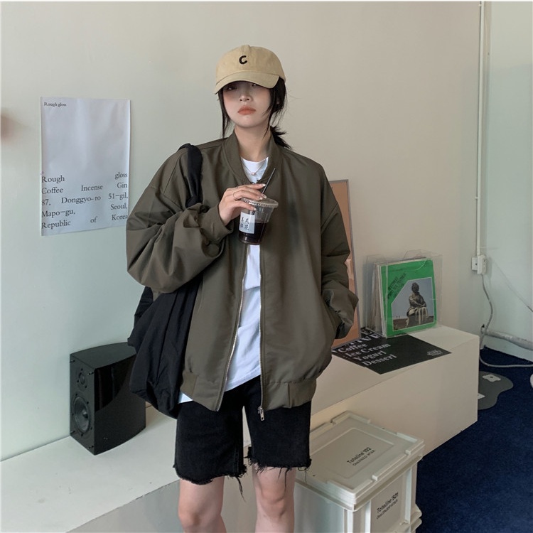 Áo Khoác Bomber Dày Dặn Basic UNISEX Cho Nam Nữ