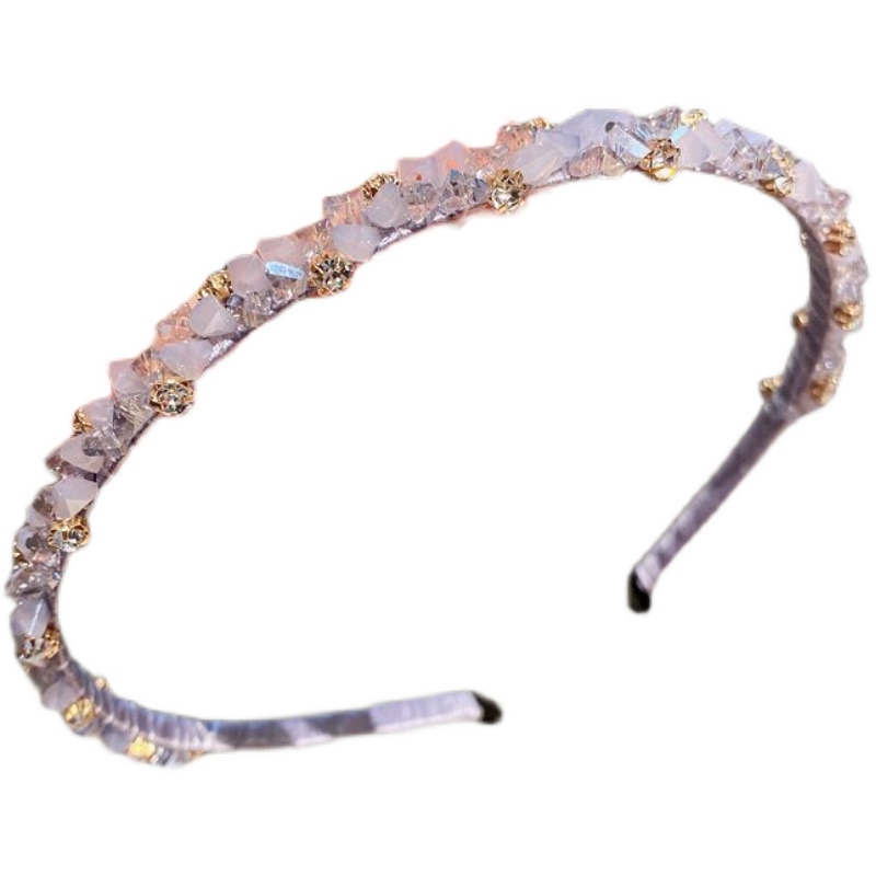 Korean Fashion Versatile Crystal Hair Band 2022 New Tide Temperament Headband Bangs Hairbands Female Hair Accessories