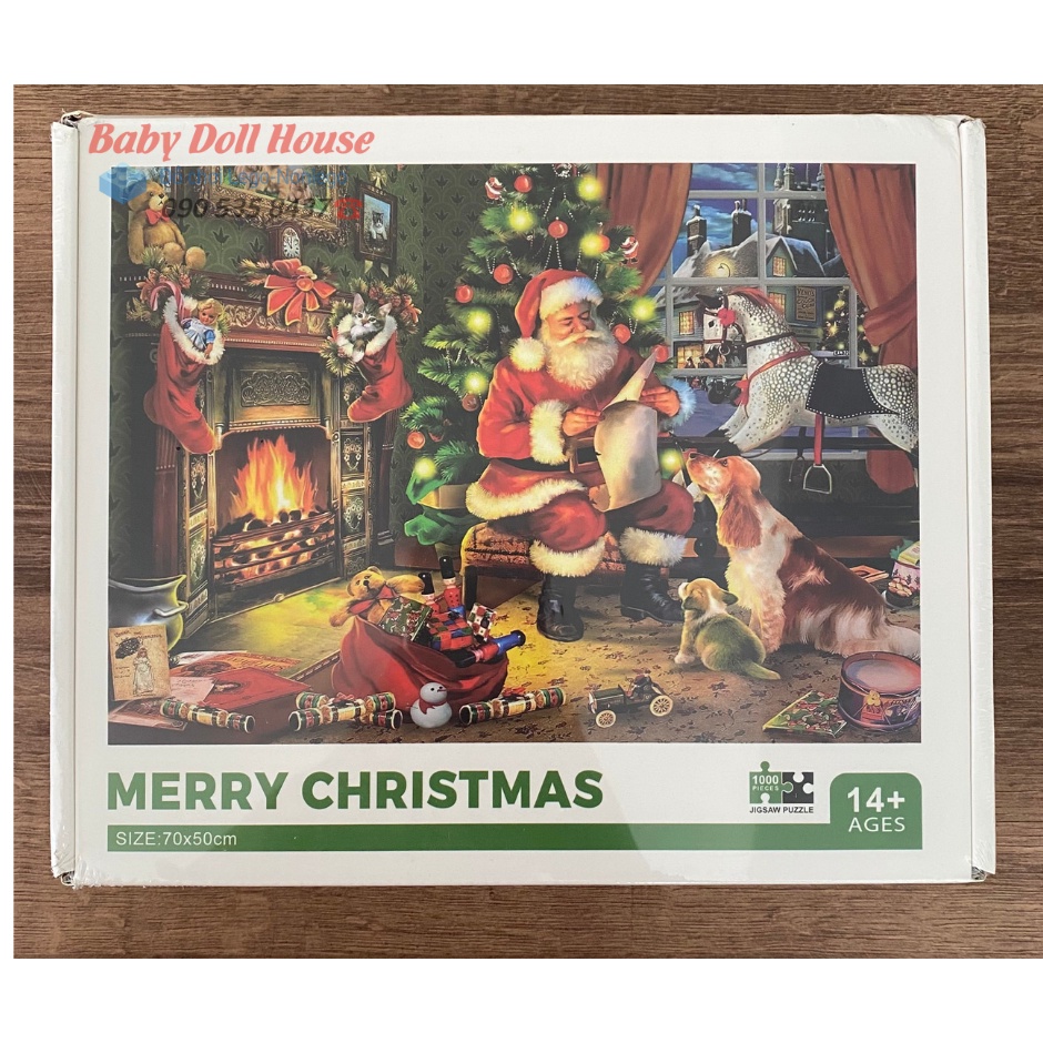 Tranh ghép hình 1000 mảnh giấy random cut