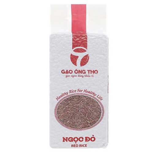 Gạo Lứt Đỏ - Túi 1kg - Gạo Ông Thọ