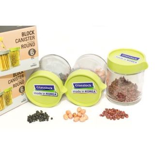 Bộ 3 hũ đựng thủy tinh GLASSLOCK 400ml IG784