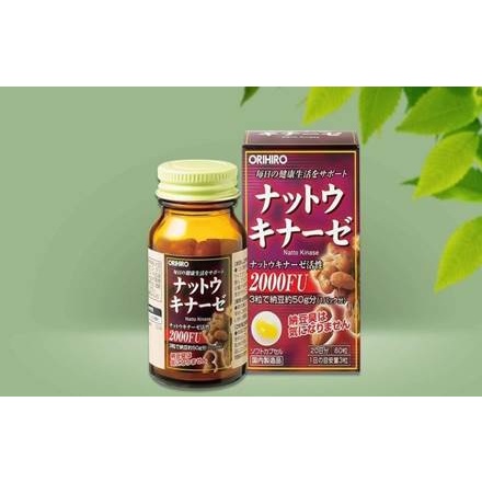 Viên Uống Ch ống Đột Quỵ Nattokinase Orihiro - Nội địa Nhật