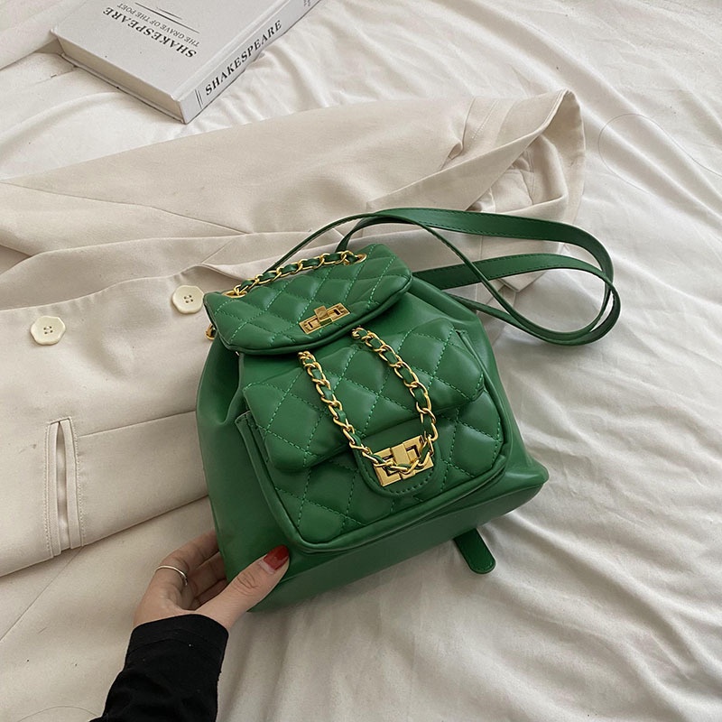 Ba Lô Nhỏ Thêu Chỉ Đính Đá Thời Trang Nữ Sành Điệu