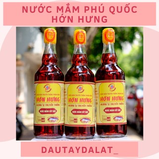 Nước mắm phú quốc cá cơm hớn hưng 40 độ đạm 500ml nước chấm nước sốt gia vị nước cốt thịt nước ướp