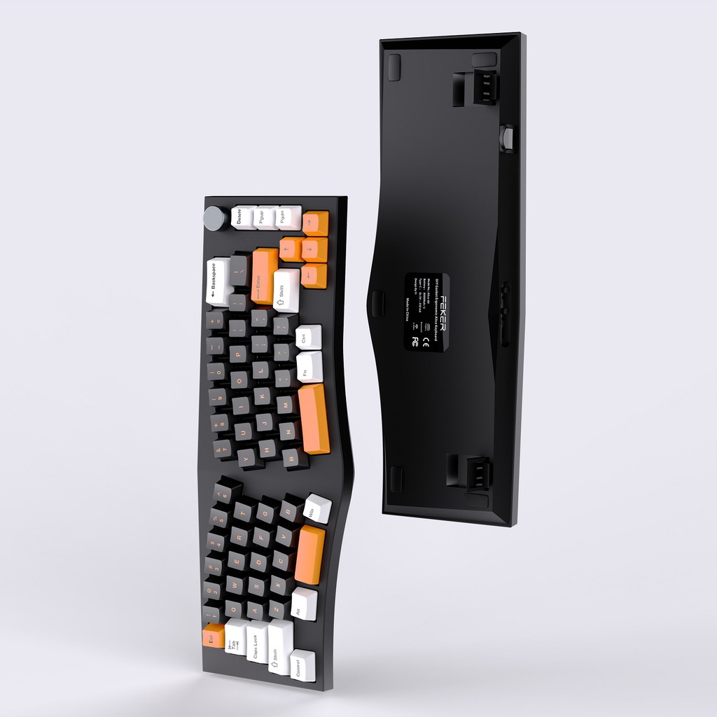 Custom Kit Feker Alice 80, bàn phím cơ hot swap, Bluetooth | Wireless 2.4g | Type C, mạch xuôi, RGB, bàn phím custom