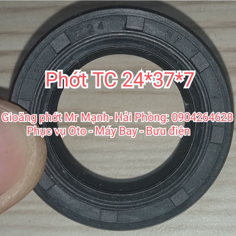Phớt TC 24*37*7 , 24x37x7