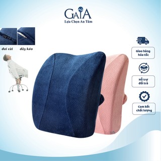 Gối tựa lưng văn phòng than hoạt tính cao cấp dùng trên ghế xe hơi, ghế văn phòng
