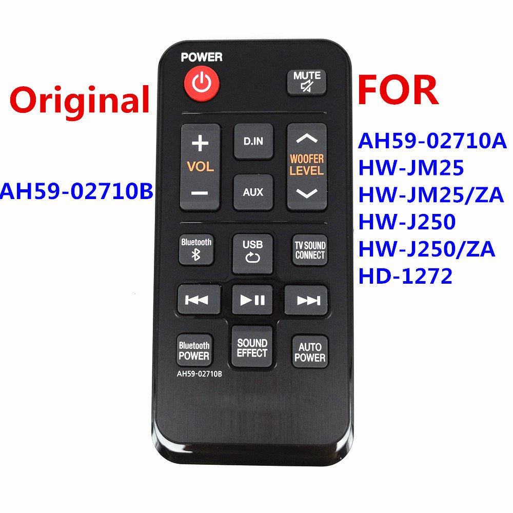 Điều Khiển Từ Xa AH59-02710B Cho Hệ Thống Âm Thanh Samsung AH59-02710A HW-J250 HW-J250 / ZA HW-JM25 HW-JM25 / ZA
