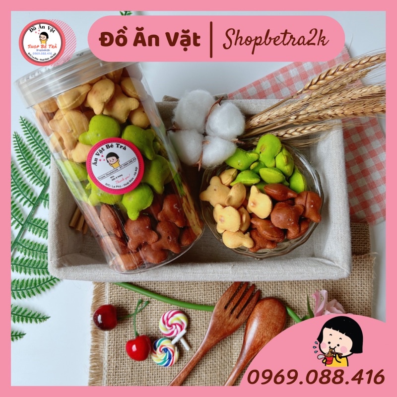 Bánh gấu nhân kem |hộp mix 3 vị|