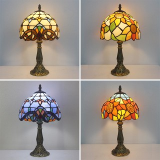 Đèn Bàn Màu Đèn Thủy Tinh Bóng Nhựa Đế Retro Phong Cách Địa Trung Hải Đèn Bàn Phòng Ngủ Phòng Ăn Nghệ Thuật Để Bàn Đèn Bàn Màu Đèn Thủy Tinh Bóng Nhựa Đế R