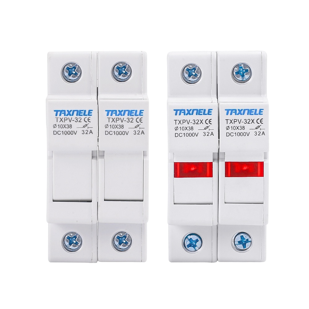 2 Giá Đỡ Cầu Chì PV 10 * 38mm DC 1000V Bằng Năng Lượng Mặt Trời