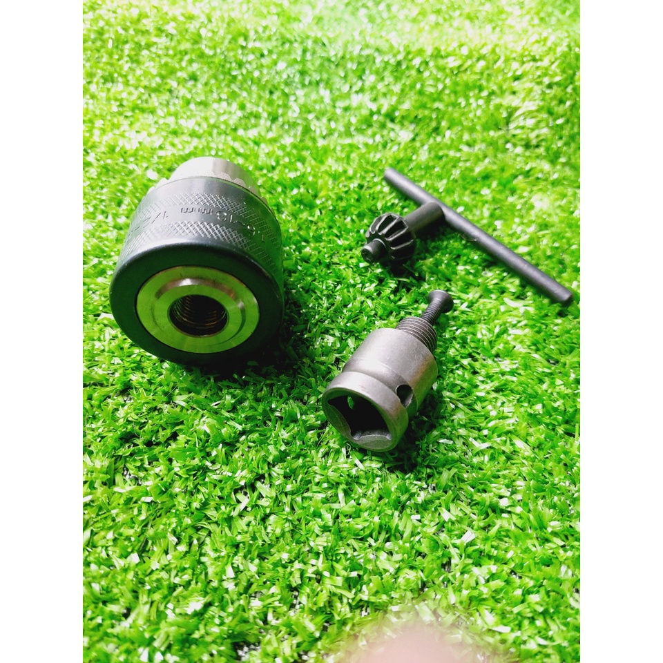Đầu Chuyển Máy Bắn Ốc 1/2&quot; Sang Máy Khoan Mũi Kẹp Đầu 10mm &amp; 13mm