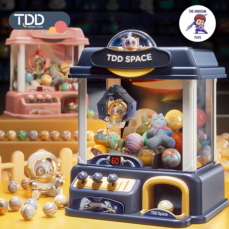 Máy Gắp Thú Bông Mini Phi Hành Gia Kích Thước Lớn Có Nhạc , Đèn, Nhiều Thú Bông Cho Bé / Đồ Chơi Trí Tuệ / Thông Minh