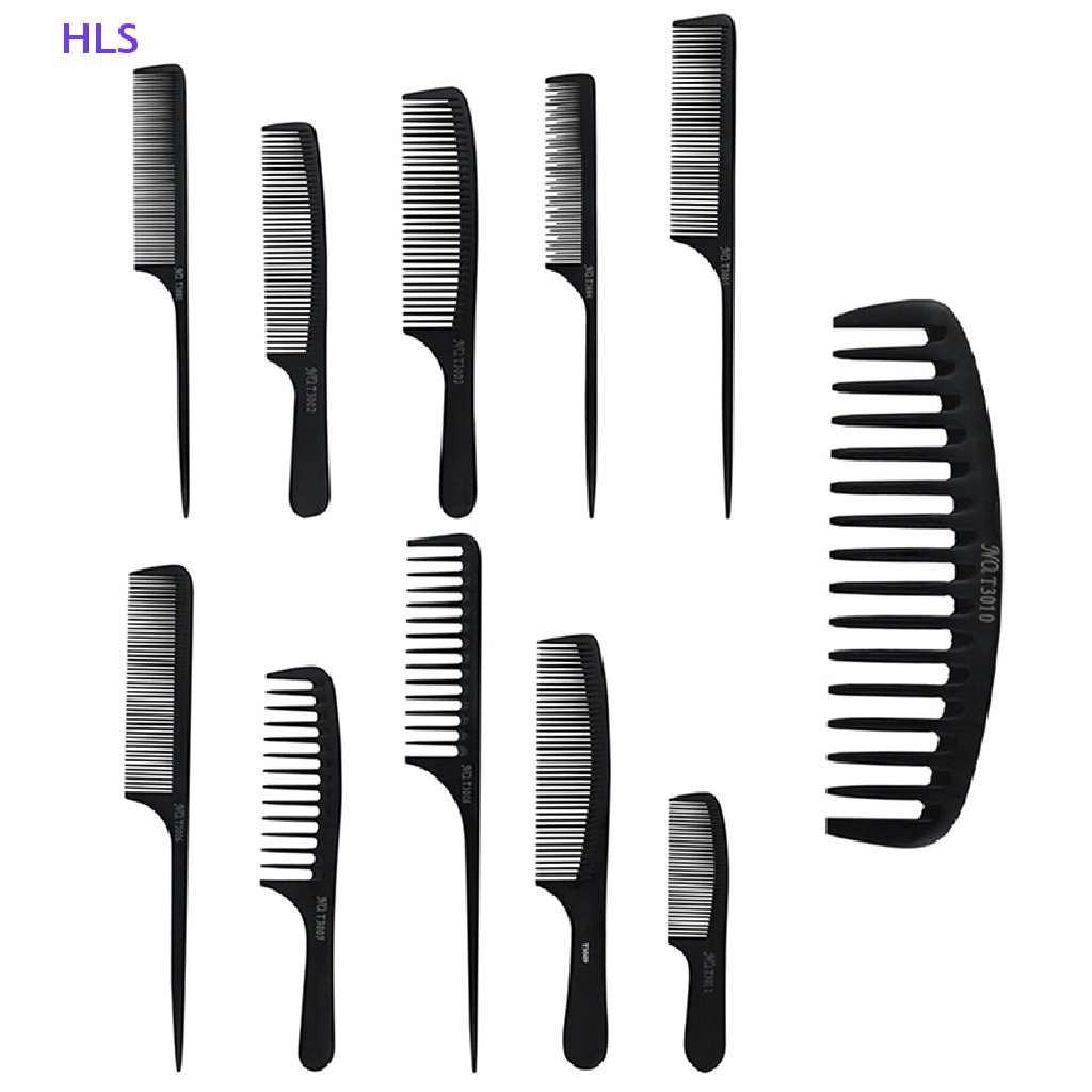 1 Lược Chải Tóc Chống Tĩnh Điện Bằng Gỗ Màu Đen