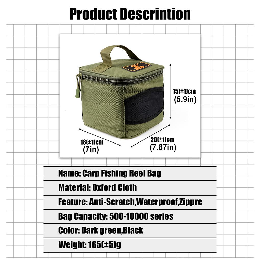 Túi Đựng Máy Câu Cá Có Khóa Kéo Chống Trầy Tiện Dụng