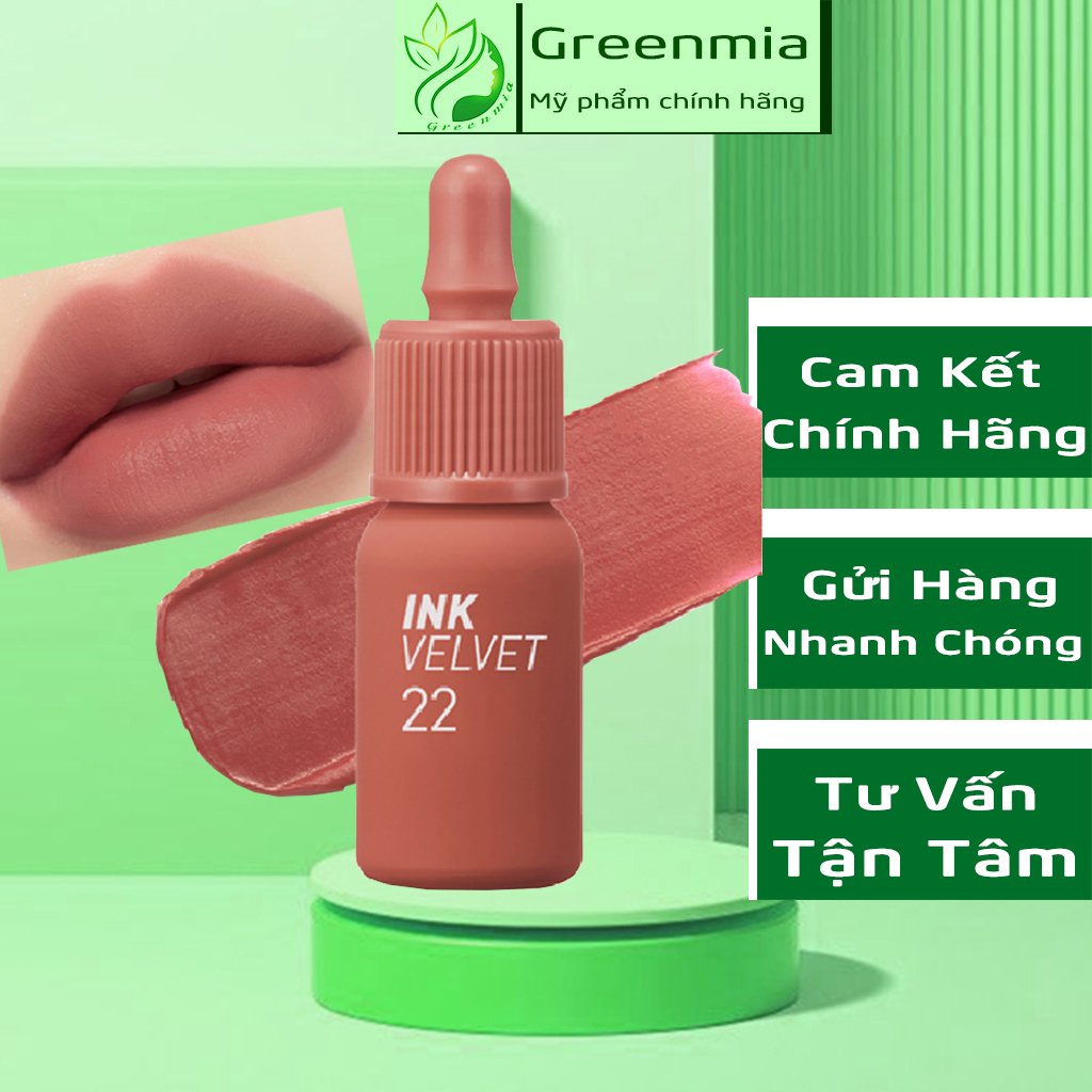 Son Ink 22 Bouquet Nude Hồng Khói Son Kem Lì Peripera Ink Velvet Lip Tint Mới Nhất 4g [CHÍNH HÃNG]