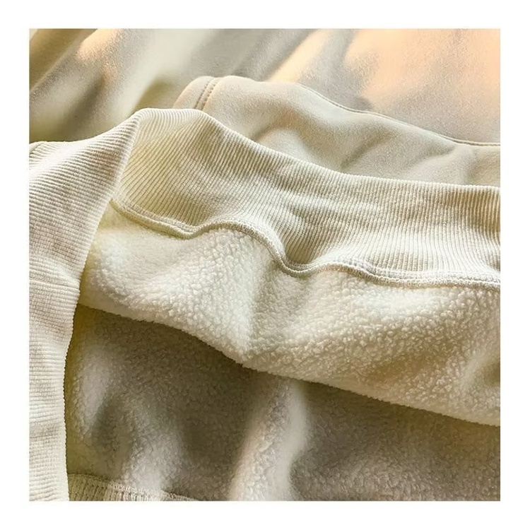 Áo Hoodie Nhung Dáng Rộng In Chữ Thập Thời Trang Retro Dành Cho Nam