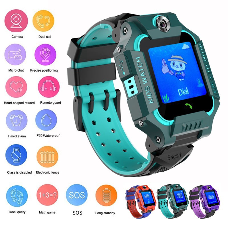 Đồng hồ định vị trẻ em lắp sim nghe gọi 2 chiều Q19 ( đồng hồ thông minh trẻ em)