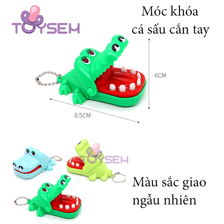 Đồ chơi cá sấu cắn tay Toysem cho trẻ em từ 3 tuổi trở lên rèn luyện tính nhanh nhẹn cho bé - Quà tặng sinh nhật cho bé